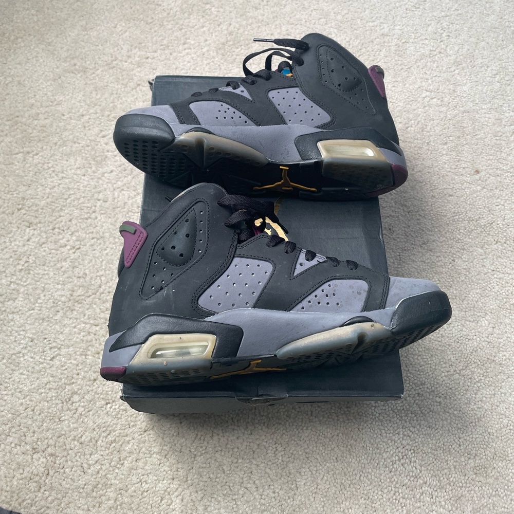jordan retro 6 bordeaux 384665 063 boys size 5.5y